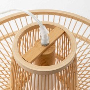 Natural Hand-Woven Bamboo 3-layer Pendant Lamp