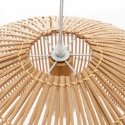 Natural Hand-Woven Bamboo Cage Pendant Lamp