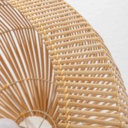 Natural Hand-Woven Bamboo Cage Pendant Lamp