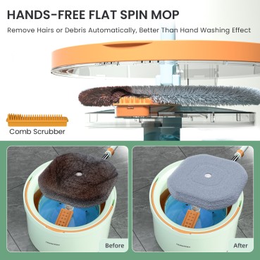 Round Mop and Bucket Set...
