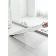 Hard Diatomite 76.2cm Bath Mat (Marble Print) - Off White