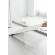 Hard Diatomite 76.2cm Bath Mat (Lines) - Off White