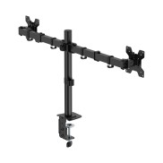 Dual Screen Monitor Arm for 17”-32” Monitors - Matte Black