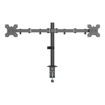 Dual Screen Monitor Arm for 17”-32” Monitors - Matte Black