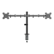 Dual Screen Monitor Arm for 17”-32” Monitors - Matte Black