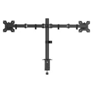 Dual Screen Monitor Arm for 17”-32” Monitors - Matte Black