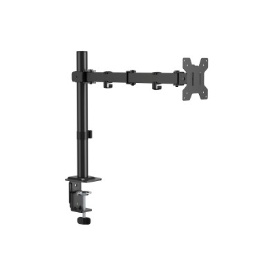 Single Screen Monitor Arm for 17”-32” Monitors - Matte Black