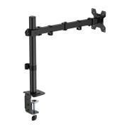 Single Screen Monitor Arm for 17”-32” Monitors - Matte Black