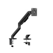 Gas Spring Single Screen Monitor Arm for 17”-32” Monitors - Matte Black