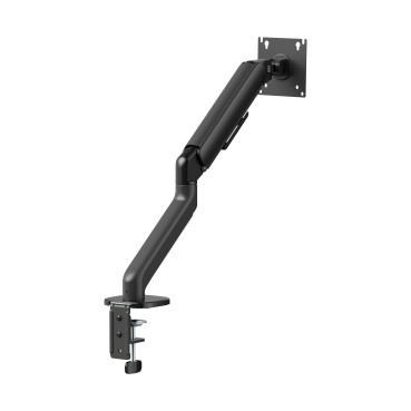 Gas Spring Single Screen Monitor Arm for 17”-32” Monitors - Matte Black