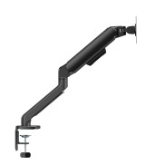 Gas Spring Single Screen Monitor Arm for 17”-32” Monitors - Matte Black