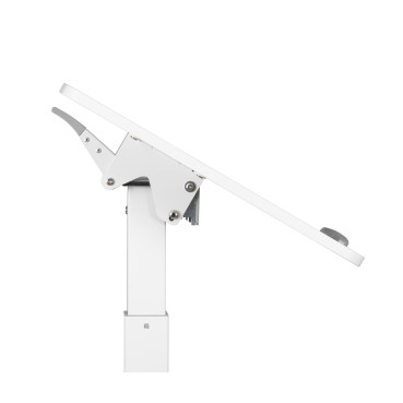 75.8cm-112.8cm Height Adjustable Mobile Workstation with Paddle Lever and Tiltable Desktop