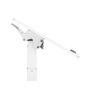 75.8cm-112.8cm Height Adjustable Mobile Workstation with Paddle Lever and Tiltable Desktop