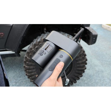 Auto Smart Kit Model B-C with Tyre Inflator, Jump Starter, Multi-Functional Blow and Vacuum, Camping Light and Power Bank